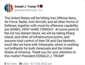 Has Anyone Noticed that the US President Speaks as if He is the Captain of a Pirate Ship?