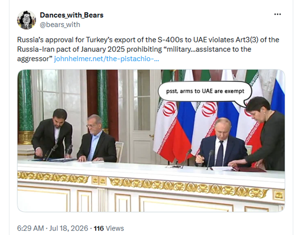 Both Russia and Iran are  at war, and neither knows it.